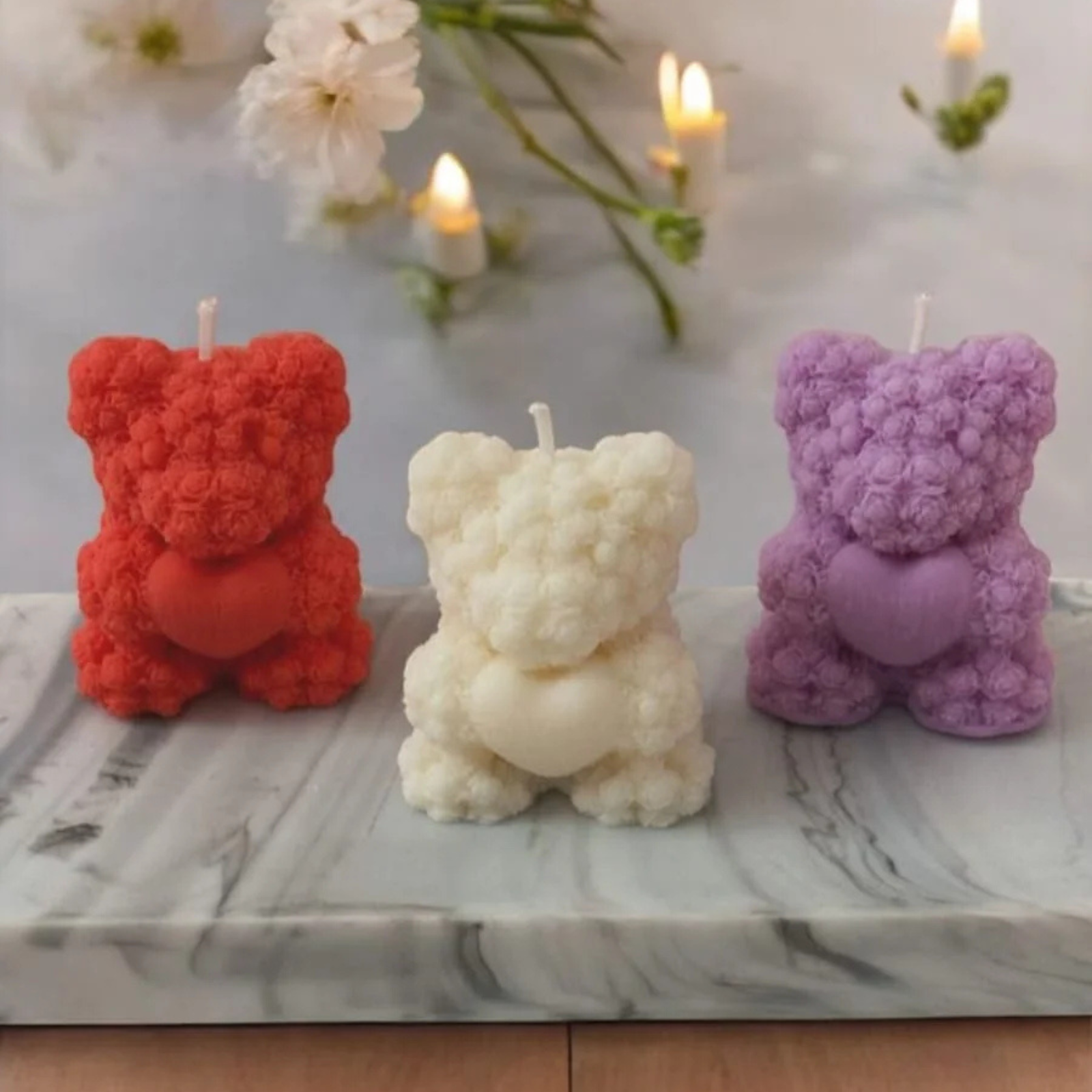 Floral Teddy Bear